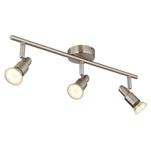 Spot aplicat Kinley, 3xGU10, IP20, nichel mat+crom, Globo Lighting [5]- savelectro.ro