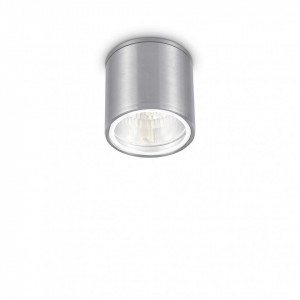 Corpuri de iluminat, Spot de exterior GUN PL1, argintiu, 1 bec, dulie GU10, 092324, Ideal Lux - savelectro.ro