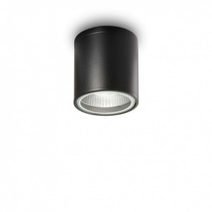 Corpuri de iluminat, Spot de exterior GUN PL1, negru, 1 bec, dulie GU10, 122687, Ideal LUX - savelectro.ro