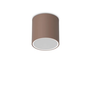 Spoturi, Spot exterior rotund Techo D15, 1xGU10, IP54, cafeniu, Ideal Lux - savelectro.ro