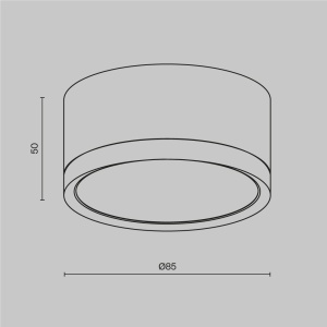 Spot Hoop C086CL-GX53-SRD-BG, 1xGX53, negru+auriu, IP20, Maytoni [4]- savelectro.ro
