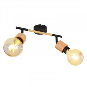 Spot Jorna 54031-2, 2xE27, crom+natural, IP20, Globo Lighting [1]- savelectro.ro