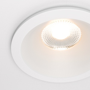 Spot LED 12W Incastrat, Dimabil, Maytoni, 910lm, Lumina Calda (3000K), Alb [2]- savelectro.ro