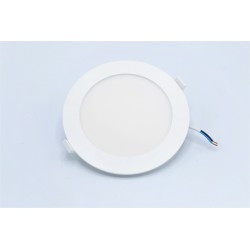 Spot LED 12W Incastrat, Rotund, Panasonic, 850lm, Lumina Calda (3000K), Alb [1]- savelectro.ro