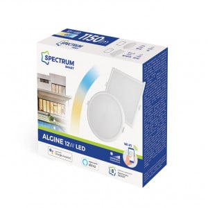Spot LED 12W Incastrat, Rotund, Spectrum LED, 1150lm, Lumina Calda/Neutra/Rece, Alb [2]- savelectro.ro