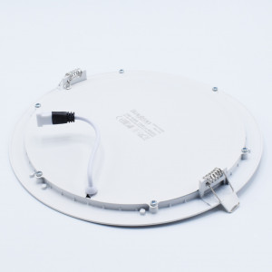 Spot led rotund incastrat 18W, 1360 lm, IP20, lumina calda (3000K), Ø225mm, alb, Braytron