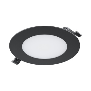 Spot LED 6W Incastrat, Rotund, Braytron, 470lm, Lumina Calda/Neutra/Rece, Negru [3]- savelectro.ro