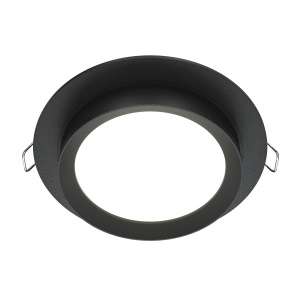 Corpuri de iluminat, Spot LED incastrat Hoop, 1xGX53, diametru 11cm, aluminiu, IP20, negru, Maytoni - savelectro.ro