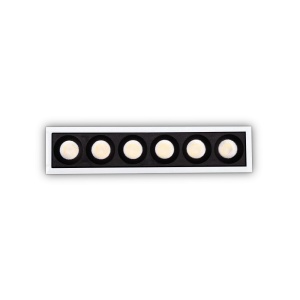 Spot LED incastrat Lika Slim, 10W, 830lm, lumina calda (3000 K), IP20, alb, Ideal Lux