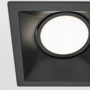 Spot LED incastrat Maytoni Dot 1xGU10, IP20, negru, aluminiu, 50W [2]- savelectro.ro