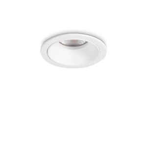 Spot LED incastrat rotund Game Trim, 5.5W, 480lm, lumina calda (3000 K), alb, IP20, Ideal Lux