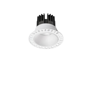 Spoturi LED, Spot LED incastrat rotund Game Trimless, 11W, 780lm, lumina calda (3000 K), IP20, alb, Ideal Lux - savelectro.ro