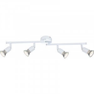 Corpuri de iluminat, Spot LED Olana 57381-4L, 4xGU10, 3W, 250lm, lumina calda, IP20, alb, Globo Lighting - savelectro.ro