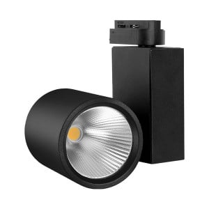 Spot LED pe sina, 30W, lumina naturala(4000 K), 2660 lm, negru, Braytron Plus [1]- savelectro.ro