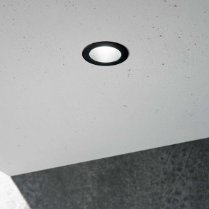 Spot LED Quark 258461, incastrat, 8W, 720lm, lumina calda, IP20, negru, Ideal Lux [2]- savelectro.ro