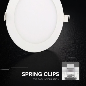 Spot LED rotund incastrat, 18W, 1980lm, lumina calda/neutra/rece, cip CREE, IP20, alb, V-tac [3]- savelectro.ro