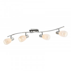 Spoturi, Spot Toay 541010-4, 4xE14, crom+alb, IP20, Globo Lighting - savelectro.ro