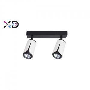 Spoturi, Spot Xudo XD-IK262W, orientabil, 2xGU10, alb+negru, IP20, Masterled - savelectro.ro