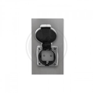 Stalp pentru exterior, argintiu, 1 bec, dulie E27, IP44, Masterled [5]- savelectro.ro