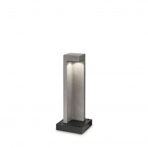 Stalp pentru exterior LED TITANO, metal, antracit, 9W, 450 lumeni, lumina neutra (4000K), 157856, Ideal Lux