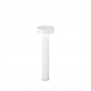Stalp pentru exterior TESLA, alb, 4 becuri, dulie G9, 153209, Ideal Lux
