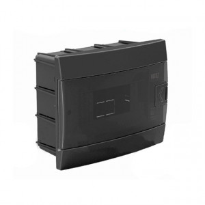 Tablouri si sigurante, Tablou 12 module montaj incastrat ST, negru - savelectro.ro