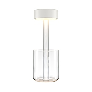 Corpuri de iluminat, Veioza LED MOD229TL-L3W3K1, dimabila, cu intrerupator, 3W, 120lm, lumina calda+neutra, IP20, alba+transparenta, Maytoni - savelectro.ro