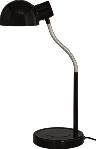 Veioze, Veioza Teddy, 1xE27, negru + crom, Klausen - savelectro.ro