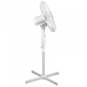 Ventilator cu picior 45W, 3 viteze, oscilatie 90 de grade, functie timer, alb, Teesa [4]- savelectro.ro