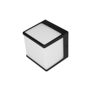 Corpuri de iluminat exterior, Aplica de exterior Cube-2, GX53, IP54, neagra, Masterled - savelectro.ro