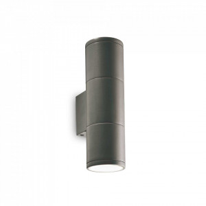 Aplica de exterior GUN AP2 SMALL, antracit, 2 becuri, dulie GU10, 236841, Ideal Lux