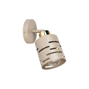 Aplica Elen 1xE27, orientabila, IP20, bej+aurie, Masterled