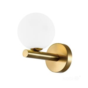 Aplica Kobi Globe, 1xG9, alb+auriu, IP20 [1]- savelectro.ro
