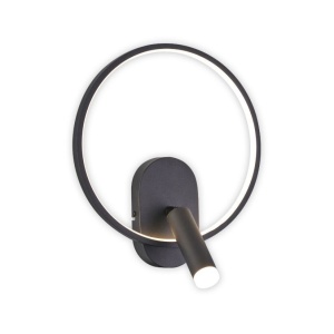 Aplice, Aplica LED Altheia, 14W, lumina neutra (4000 K), neagra, IP20, Klausen - savelectro.ro