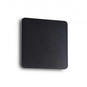 Aplica LED Cover 195773, 11W, 1100lm, lumina calda, neagra, IP20, Ideal Lux