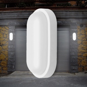 Aplica LED exterior 8W, lumina rece (6500 K), 700lm, IP54, alba, Braytron [2]- savelectro.ro