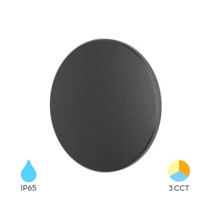 Aplice LED, Aplica LED exterior Palermo 8W, 760lm, lumina calda/neutra/rece, IP65, neagra, Braytron - savelectro.ro