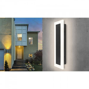 Aplica LED pentru exterior, gri, 9W, 450lm, lumina neutra (4500K), Masterled [6]- savelectro.ro
