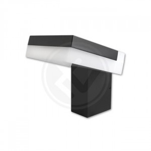 Aplica LED pentru exterior, neagra, 7.5W, 350lm, lumina neutra (4000K), IP54, Masterled [1]- savelectro.ro