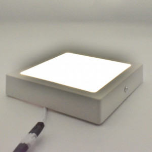 Aplica LED SMD 12W patrata, 910 lm, IP20, lumina naturala (4200K), 170x170mm, alba, Braytron