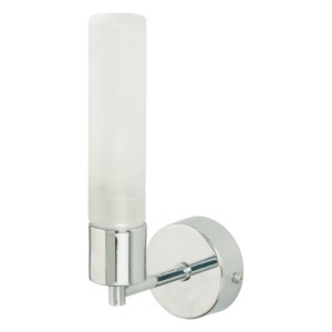 Aplice, Aplica Lilly KL0405, 1xG9, IP44, alb + crom, sticla + metal, pentru baie, Klausen - savelectro.ro