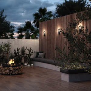 Aplica pentru exterior Candle O449WL-01GF, 1xE27, grafit, IP65, Maytoni [2]- savelectro.ro