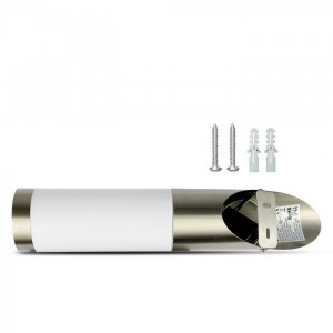 Aplica pentru exterior V-TAC, dulie E27, IP44, otel inoxidabil [2]- savelectro.ro
