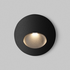 Aplica pentru scari LED Bil O015SL-L3B3K, 3W, 60lm, lumina calda, IP54, neagra, Maytoni [1]- savelectro.ro