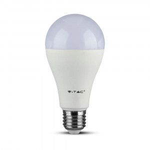 Bec LED 15W(85W) V-TAC A60, E27, 1250 lm, lumina neutra (4000 K), clasa energetica F [7]- savelectro.ro