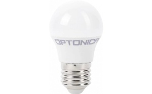 Becuri LED E27, Bec LED 3.5W, E27, G45, Optonica, 300 lm, lumina neutra (4500 K), IP20, clasa energetica F - savelectro.ro