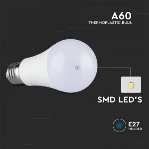 Bec led 8.5W(60W), E27, 806 lm, lumina neutra(4000 K), V-TAC [5]- savelectro.ro