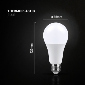 Bec LED E27 15W(100W), 1521 lm, lumina rece (6500K), cip CREE, garantie 6 ani, V-TAC [5]- savelectro.ro
