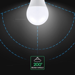 Bec LED E27 17W(110W), 1710 lm, lumina calda(3000K), cip CREE, garantie 6 ani, V-TAC [2]- savelectro.ro