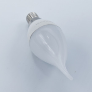 Bec led flacara 5W (35W), E14, C37T, 400lm, lumina rece (6500K), opal, Braytron